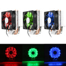 9cm LED 3 Pin CPU Cooling Fan Cooler Heat Sink For Intel LAG/1155/1156 AMD 754/AM2/AM2+AM3/FM1