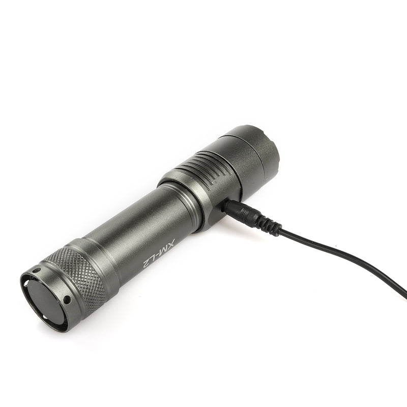 UltraFire XML T6 1000 Lumens Flashlight 18650 Battery Rechargeable Work Lamp Camping Hunting Portable Emergency Lantern