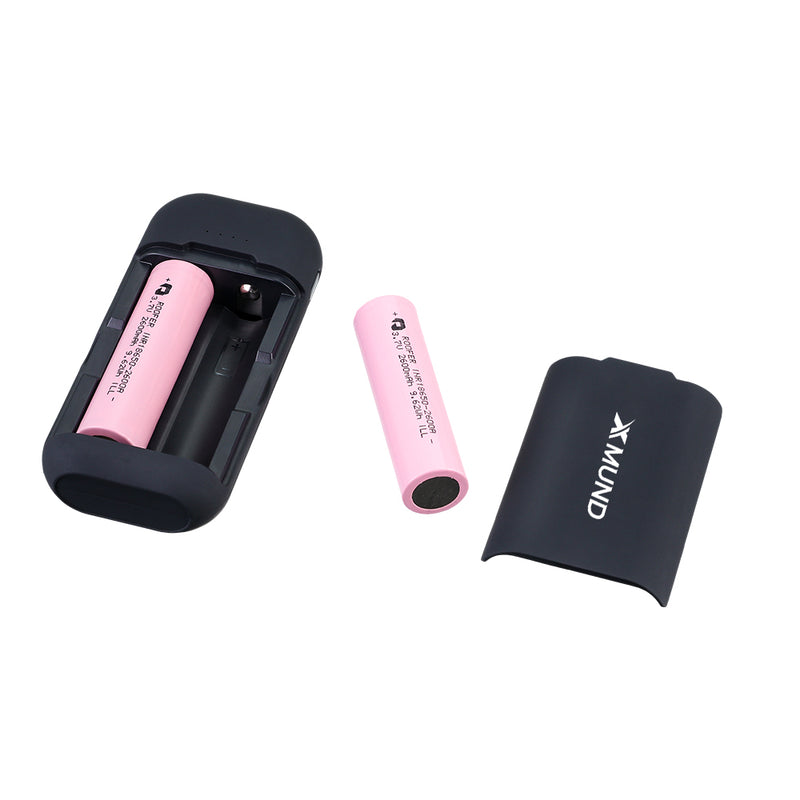 Xmund XD-BL2 2 Slot 18650 Battery Charger USB Charging for 3.6V/3.7V Li-ion/IMR/ICR/INR 18650