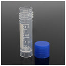 50Pcs 1.8ml Plastic Graduated 0.063oz Cryovial Test Tube Sample Pipe With S