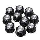 10PCS Rotary Caps Potentiometer Knobs With 10PCS Counting Dial 0 - 100 Scal V2X1