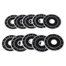 10PCS Rotary Caps Potentiometer Knobs With 10PCS Counting Dial 0 - 100 Scal V2X1