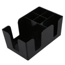 Bar Caddy, Black, Plastic Bar paper straw suction box Q6U7