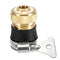 3/4 Inch Adjustable Brass Water Tap Hose Connector Washing Machine Faucet Quick Adapter