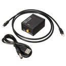 Digital Optical Coaxial Toslink Signal to Analog Audio Converter Adapter RC