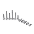 Suleve M6SH2 88Pcs M6 Hex Socket Cap Head Screw Bolts Assortment Set 304 Stainless Steel