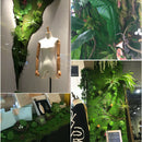 Synthetic Grass Faux Artificial Moss Linchen Turf Plant Lawn Patio Garden Decorations