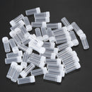 50x Plastic Sample Bottle 5ml Test Tube Lab Small Vial Storage Container +