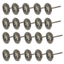 20Pcs Stainless Steel Wire Wheel Brush Cleaner Polishing For Rotary Grinder