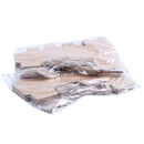 100pcs 7cm Box with dragees kraft + label + cord candy Box gift box for wed