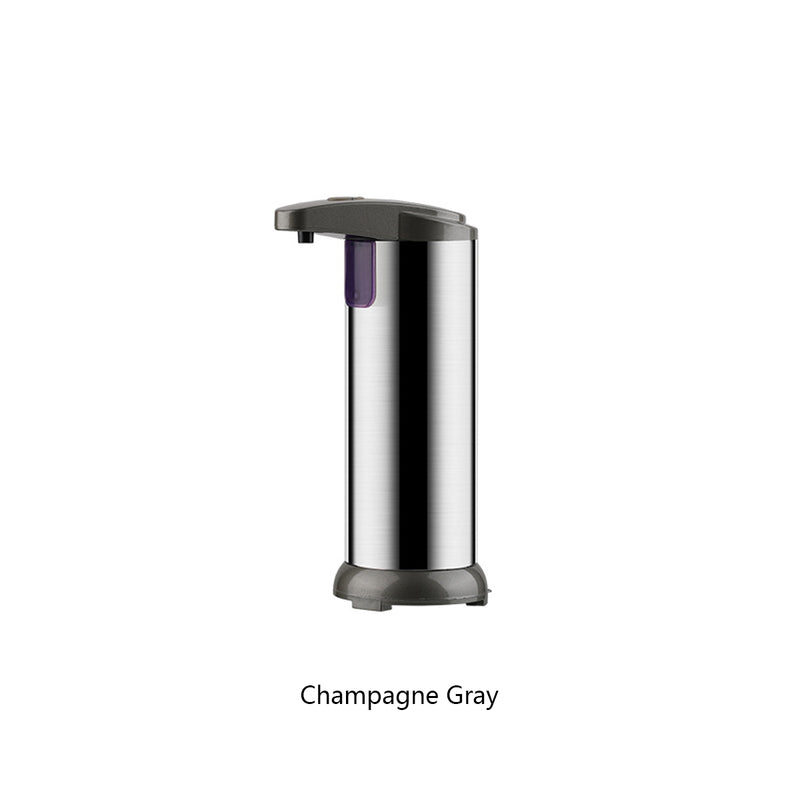 Stainless Steel 250ml  Auto Induction Soap Dispenser IPX7 IR Body Sensing Intelligent Container With Led Light