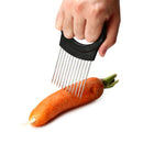 KCASA KC-MS07 Multifunctional Tomato Onion Slicer Holder With Stainless Steel Odor Remover Soap