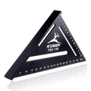 RDEER 150mm Angle Ruler Aluminun Alloy Triangle Ruler For DIY Home Builders Artists Woodworking Measuring Tools