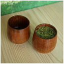 Primitive Handmade Natural Wood Wooden Cup Breakfast Beer Milk Tea Mug