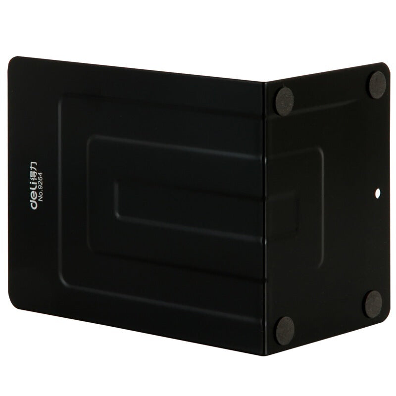 XIAOMI Ecosystem Deli 9264 Metal Iron Bookends Book Stand Desktop Books Files Organizer Anti-slip Documents Holder