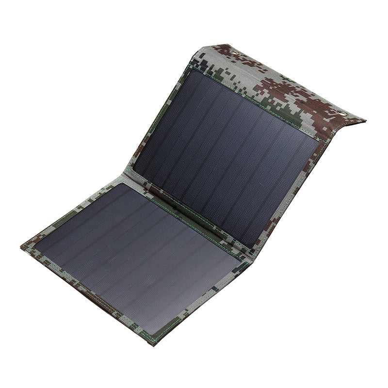 30W Portable Solar Panel Dual USB 5V Foldable Solar Charger With Carabiner
