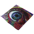 Cosmos Silk Cloth Art Poster Home Wall Decor, Psychedelic Eye
