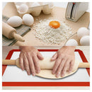 Kitchen Non-Stick Silicone Baking Mat Dough Rolling Mat Cake Cookie Sheet L
