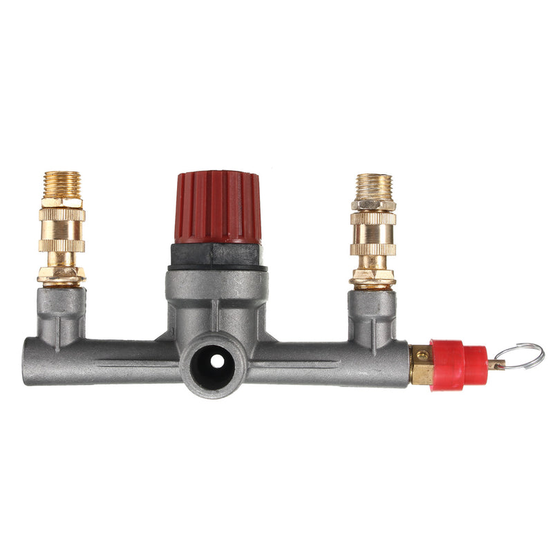 Air Compressor Pump Pressure Switch Control + Valve Gauges Regulator