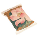 Facial Tissue Box Portable Napkin Box Cotton Linen for Car Lotus Pattern 9. F6C4