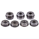 FR4-ZZ 1/4inch * 5/8inch * 0.196inch Flanged Radial Ball Bearing 10pack N1K7