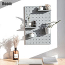 DIY Wall Shelf Storage Holder Decorative Shelf Rack Wall Hanging Organizer Stand For Home Bedroom Bathroom Decoration