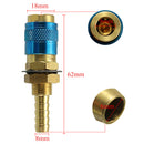 Gas&water Quick Connector Fitting Hose Connector For Tig Welder&Torch