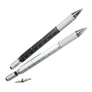 6 in 1 Metal Multitool Pen Handy Screwdriver Ruler Spirit Level