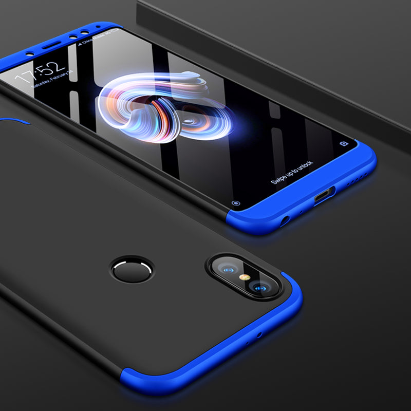 Bakeey 3 in 1 Double Dip 360 Full Protective Case For Xiaomi Redmi Note 5/ Xiaomi Redmi Note 5 Pro