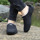 Mens Winter Indoor Slippers House Fur Outdoor Warm Waterproof Cozy Casual Shoes Snow Boots