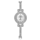 LVPAI P117 Fashion Style Crystal Women Wrist Watch Elegant Design Full Steel Quartz Watch