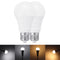 1X 2X E27 7W Pure White Warm White Light Control Radar Sensor LED Bulb for Home Porch AC85-265V