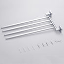 2/3/4 Poles Stainless Stainless Steel Rotating Towel Rack Bath Rail Hanger Towel Holder
