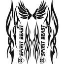 SPIRIT BEAST Reflective Motorcycle Stickers Gas Fuel Tank Protector Car Decoration