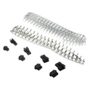 560pcs 2.54MM Pin Black Way Cable Plug Electrical Dupont Connector Pin Jumper Header Housing Male Female Wire Connector