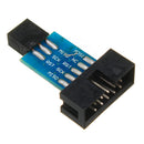 10 Pin To 6 Pin Adapter Board Connector For  ISP Interface Converter AVR AVRISP USBASP STK500 Standard