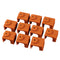 10Pcs Coffee Silicone Case for Hotend Heating Block Protective Cover 280 for 3D Printer