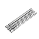 Drillpro 16pcs 100mm Screwdriver Bits Set Torx Hex Screwdriver Bit