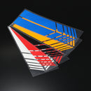 2pcs Car Rear View Mirror Cover Stickers Vinyl Stripe Decal Emblem KK for Mercedes