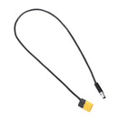 RJXHOBBY XT60 Male Bullet Connector to Male DC 5.5X 2.1mm DC5521 Rubber Power Cable for T12 Electric Soldering Iron