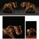 Resin Elephant Statue Fortune Mascot Living Room Cabinet TV Office Home Decorations