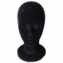 Foam Mannequin Head Black Velvet Styrofoam Wigs Display Model