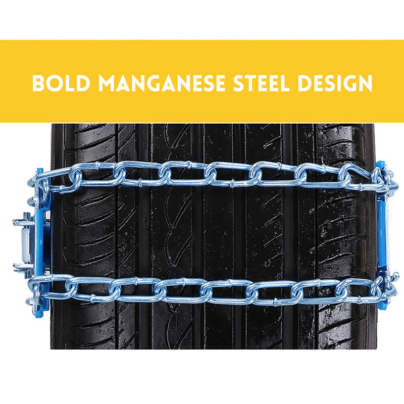Car Snow Chain Wheel Tire CSnow Anti-skid Chains Steel Car Truck SUV Emergency Winter Driving