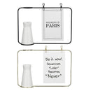 Photo Frame Iron Bracket Picture Memo Card Rack Holder Home Livingroom Decorations