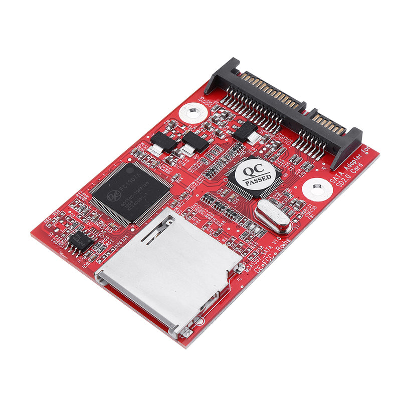 SD to SATA SD SDHC MMC Card To SATA 7+15pin HDD Hard Disk Drive Converter