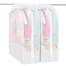 3D Garment Suit Dustproof Cover Protector Wardrobe Storage Bag for Coat Windcoat Closet Organizer