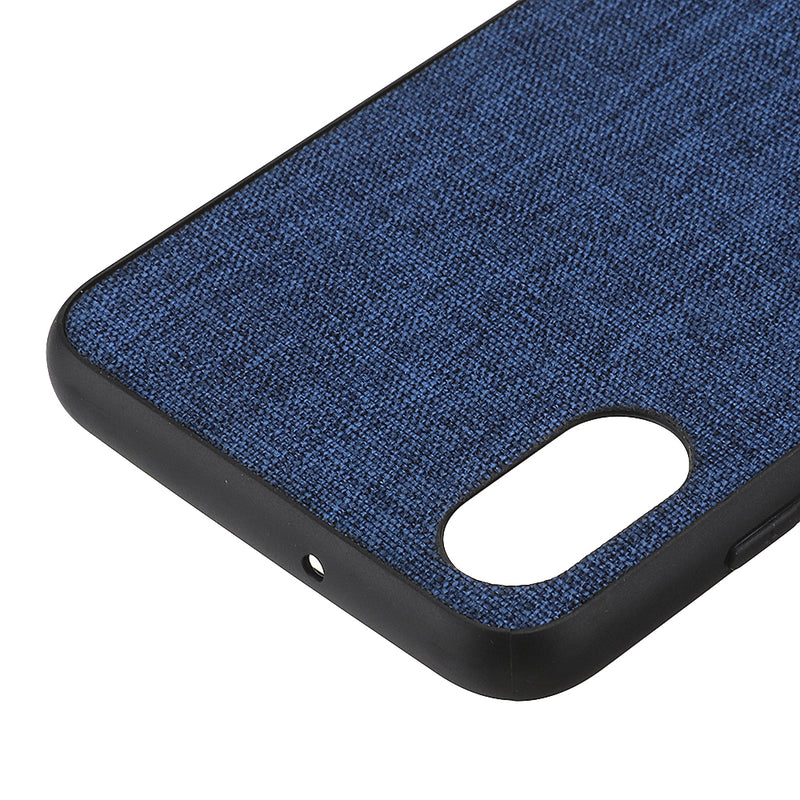 Bakeey Luxury Fabric Splice Soft Silicone Edge Shockproof Protective Case For Xiaomi Mi8 Pro / Xiaomi Mi8 Explorer Edition