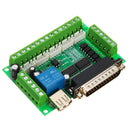 Geekcreit 5 Axis CNC Interface Board For Stepper Motor Driver Mach3 With USB Cable