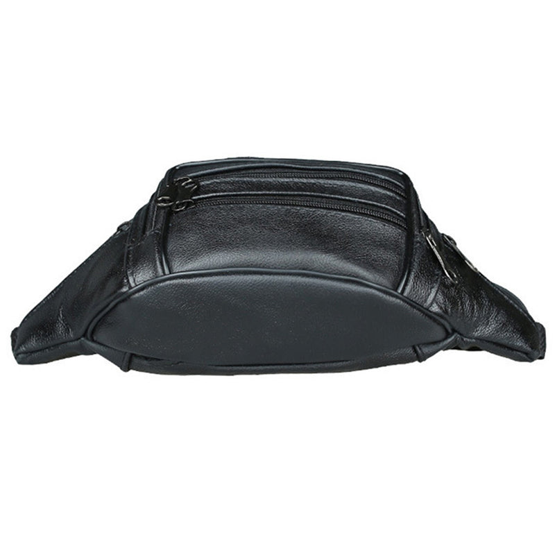 PU Leather Large Capacity Sports Waist Bag Phone Bag Crossbody Bag For Outdoor Sports