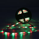 5M 300 LED Waterproof Strip Light String Lamp 12V 2835 SMD RGB +24/44Keys IR Controller+US Power Adaptor